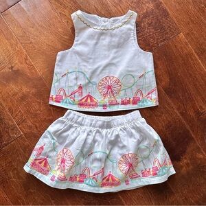 RARE Oshkosh B’Gosh Carnival Circus Spring Outfit Set 12M